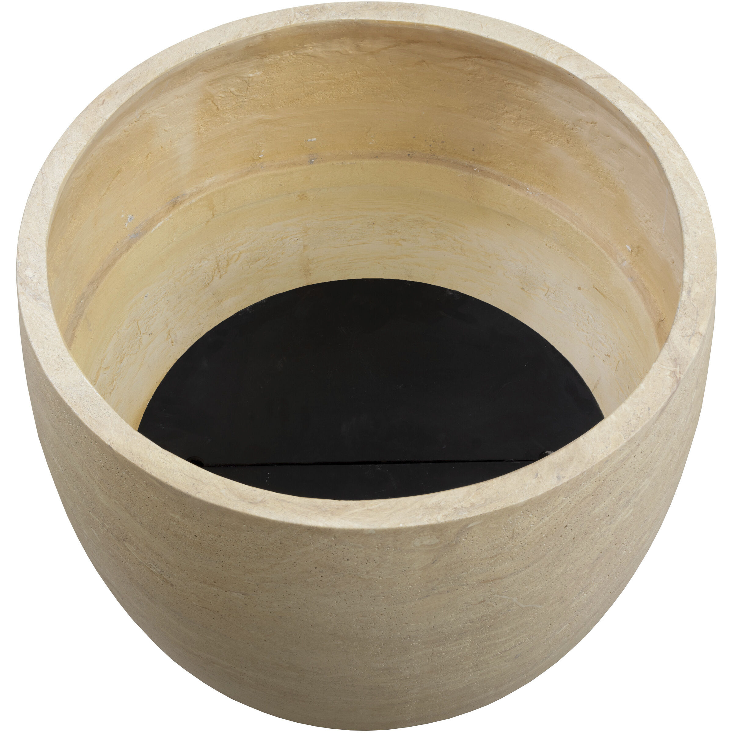 Aster Travertine Look Outdoor Planter